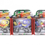 Motocicletă de asamblat cu șuruburi, cu accesorii pentru copii