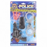 Set de poliție cu cătușe și accesorii pentru copii