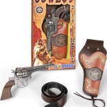 Set de joc cowboy cu revolver și stea de șerif