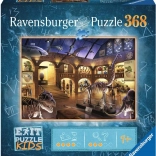RAVENSBURGER EXIT – Noapte la muzeu: puzzle de evadare pentru copii (368 piese)