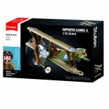 Set de construcție biplan Sopwith - Model Bricks