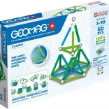 Cuburi magnetice clasice Geomag Recycled, 60 de piese