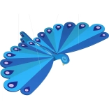 Păun zburător din lemn VILAC – decorațiune suspendată