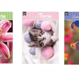 pictură cu diamante pe carton păsări 29 × 21 cm