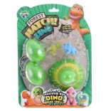 Set de dinozauri în ou cu cuib