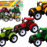 Set colorat de tractoare de fermă - 4 bucăți