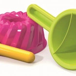 Set Androni pentru nisip cu pâlnie decorativă, 3 piese