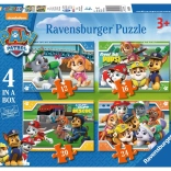 Puzzle Ravensburger PAW PATROL – 4în1 (12/16/20/24 piese)