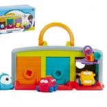 Garaj pentru mașinuțe cu trei mașini și accesorii