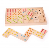 Domino mare din lemn Bigjigs Toys