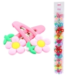 Agrafe de păr cu floricele, 2 buc (pachet de 10)