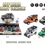 Mașinuță off-road din aliaj 1:32 cu sunet și lumină