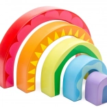 Curcubeu din Lemn Le Toy Van Petilou pentru Copii