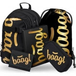 Set școlar Baagl Skate Gold