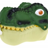 Set figurine Lumea dinozaurilor pentru copii 3+ cu cap de dinozaur și covoraș peisaj
