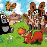 Dino Puzzle Krtek Narozeniny 24 Maxi Piese