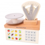 Cântar din lemn pentru copii NEW CLASSIC TOYS