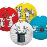 Lampion rotund din hârtie BOB ȘI BOBEK 25 cm