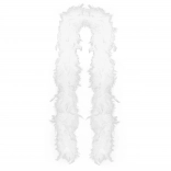 Boa albă din pene 180 cm