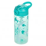 Sticlă Tritan cu pai, design ocean, 500 ml