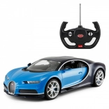 mașină rc bugatti chiron 1:14 albastră