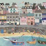 Puzzle RAVENSBURGER port liniștit de coastă 1000 piese