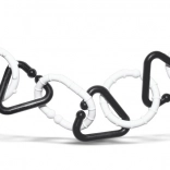 lanț din plastic alb-negru pentru bebeluși – 8 forme