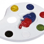 Paletă de pictură din plastic pentru 6 culori ASTRA