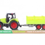 Tractor din plastic cu remorcă pentru baloți