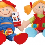 Păpuși textile Small Foot Chiara și Massimo, set 2 buc