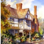 Norimpex pictură cu diamante Vilă rurală 30x40 cm