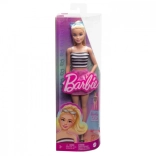 Păpușă Barbie Fashionistas în top cu dungi