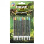 Lumânări pentru tort cu dinozauri, 10 buc