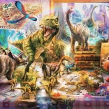 Puzzle RAVENSBURGER Dinosauri prind viață XXL 100 piese