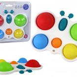 Tablă din silicon fluturaș Pop It pentru educarea copiilor