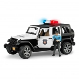 Bruder Jeep Wrangler Rubicon poliție cu figurină