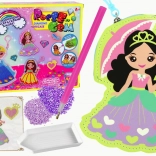 Set creativ pentru pictură cu diamante – pandantiv prințesă