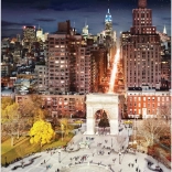 Puzzle Galison Washington Square Park zi și noapte 1000 piese