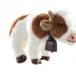 văcuță de pluș cu clopoțel 25 cm