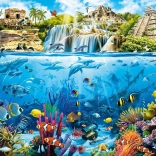 Puzzle 1500 piese – Insula Piraților: Recif de Corali