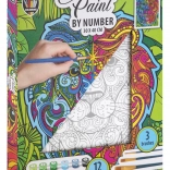 Grafix Pictură După Numere: Leu, Pânză pe Cadru 30x40cm