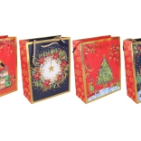 Pungă cadou de Crăciun L 42 × 31 × 12 cm