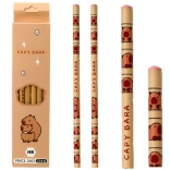 Set creioane de schiță cu motif capibara 12 bucăți