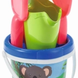 Găletușă cu koala și stropitoare – set de nisip 12 cm