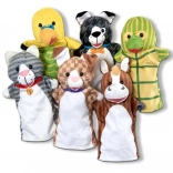 Păpuși de mână – animale de companie, set pentru copii 2+