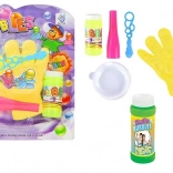 Mănușă magică pentru baloane – set pentru prins și jonglat cu baloane de săpun