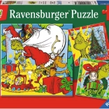Puzzle Ravensburger Grinch 3x49 piese