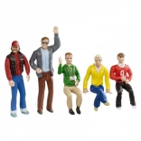 Figurine spectatori 1:32 – set 5 personaje cu părți mobile