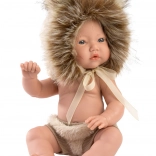 Llorens nou‑născut băiețel – păpușă realistă bebeluș 31 cm cu corp din vinil integral