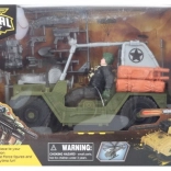Set militar cu jeep